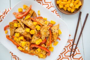 Mango-Chili Tofu Stir-Fry (Vegetarian, Vegan)